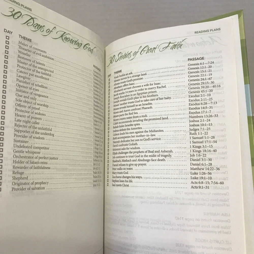 Womens Devotional Bible, Isbn 0-310-93613-6,‎ USA Printed, 2006, Hardcover Book